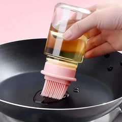 Glass Oil Brush Bottle