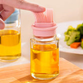 Glass Oil Brush Bottle