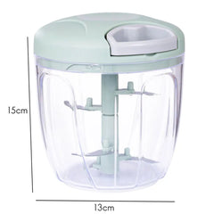 Manual Hand Pull Rope Grinder Kitchen Vegetable Chopper