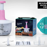 Hand Chopper | Multi Function Hand Pushing Cooker(4 Blades)