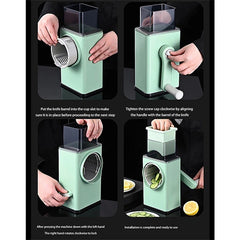 Multi-function Hand Rotary Vegetable Cutter