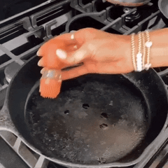 Glass Oil Brush Bottle