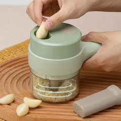4 in 1 Handheld Electric Vegetable Cutter & Chopper